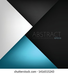 Green turquoise Vector background geometric triangle element