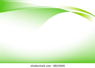 green twirl background