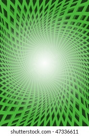 Green twisted net