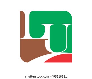green typography typeset typeface alphabet font image vector icon