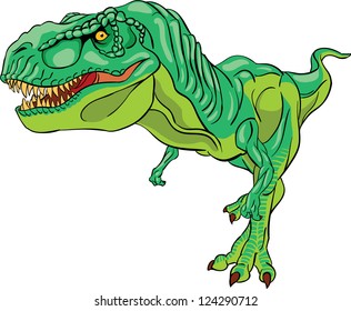 green tyrannosaurus rex