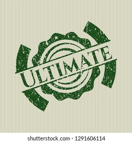 Green Ultimate distress rubber seal