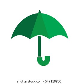 green umbrella icon
