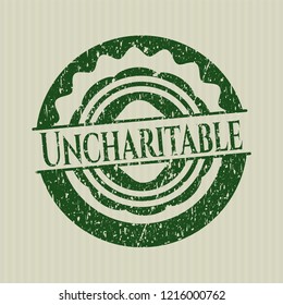 Green Uncharitable distress rubber texture