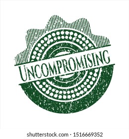 Green Uncompromising Distress Rubber Grunge Texture Stamp