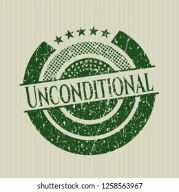 Green Unconditional distress rubber texture