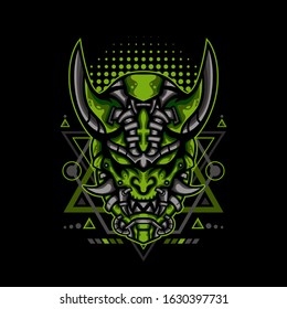 Green Underdeath SCI-FI for merchandise, apparel