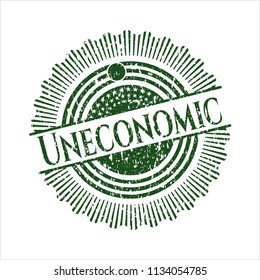 Green Uneconomic grunge seal