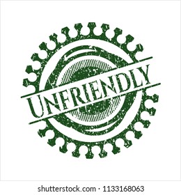 Green Unfriendly distressed rubber texture