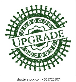 Green Upgrade distressed rubber grunge texture seal