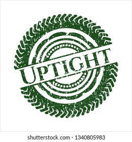 Green Uptight distress rubber grunge seal