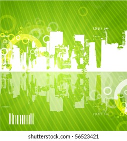 Fondo urbano verde