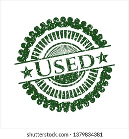 Green Used distress rubber grunge texture seal