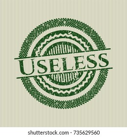 Green Useless rubber seal