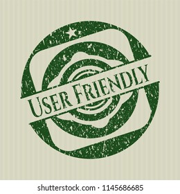 Green User Friendly distressed rubber seal