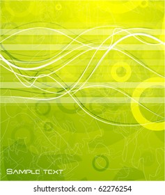 Green vector abstract background