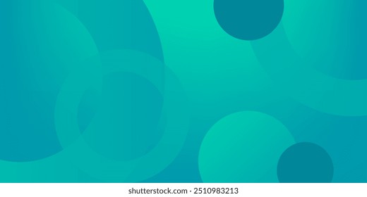 Green vector abstract background with simple geometric shapes