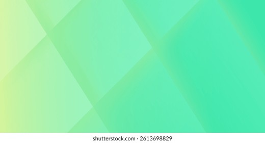 Green vector abstract background with simple geometric shapes