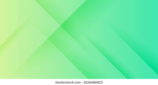 Green vector abstract background with simple geometric shapes