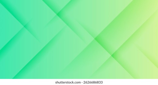 Green vector abstract background with simple geometric shapes