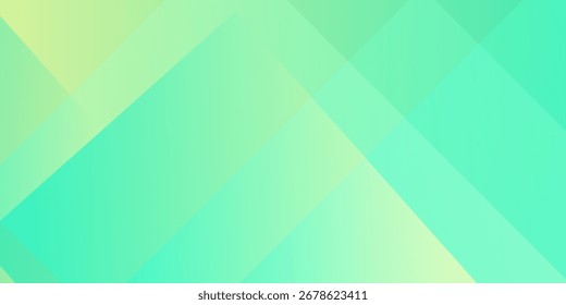 Green vector abstract background with simple geometric shapes