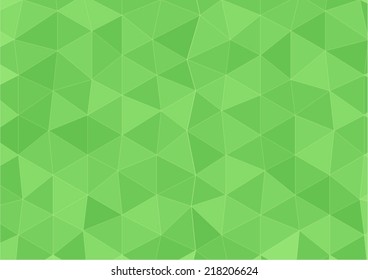 Green vector abstract geometric polygonal background 