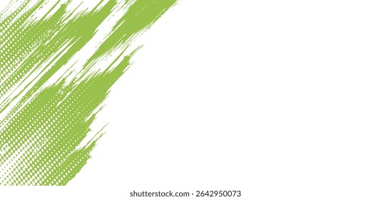 Grüner Vektor abstrakte Hand gemalt Aquarell Daub Hintergrund modern Grunge
