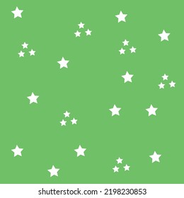 abstracto de vector verde con patrón de fondo blanco estrella, patrón de hoja de cama, patrón de pañuelo.