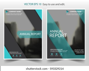 Green Vector annual report Leaflet Brochure Flyer template design, book cover layout design, abstract business presentation template, a4 size design