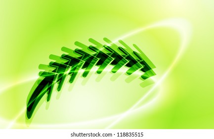 green vector background