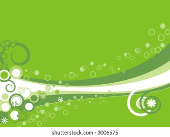 Green vector background