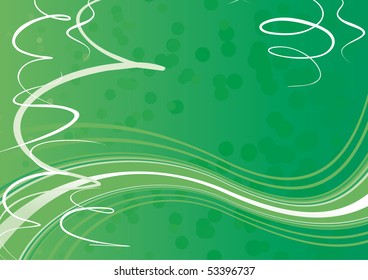 Green vector background