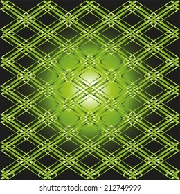 Green vector background grid 