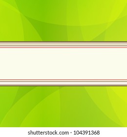 Green vector background with text space