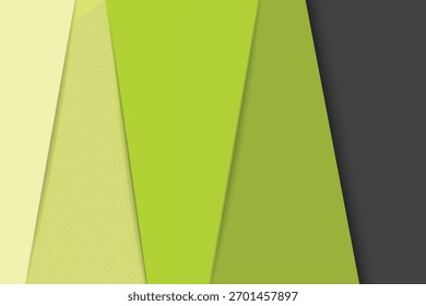 Fondo de Vector verde diseño de material moderno inusual papel de capa de superposición

