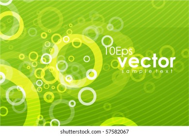 Green vector banner