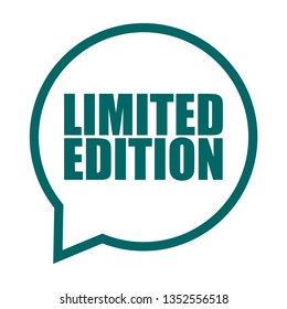 green vector banner limited edition
