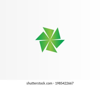 plantilla de diseño de logotipo de marca de vector verde