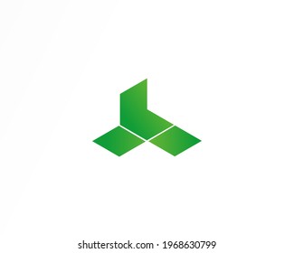 green vector branding logo design template