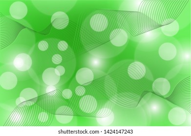 green vector of bubble abstract background template, beauty and elegant with gradient colors and colorful, eps 10.