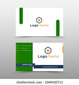 Green Vector Business Card Template