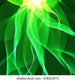 green vector design background