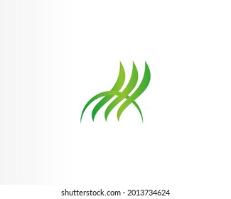 green vector elements logo design template