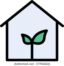grünes Vektorflachfarbensymbol 