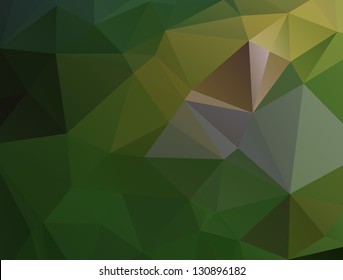 Green Vector geometric background with gradients lines, different colors eps 10