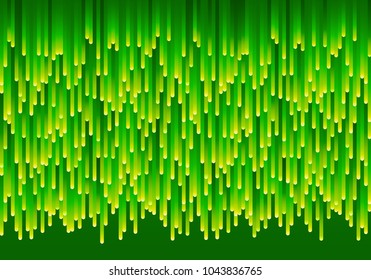 Green vector glitch drops abstract background