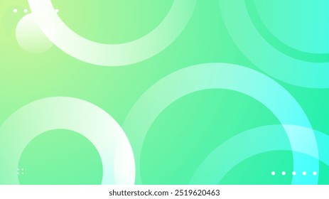 Green vector gradient abstract background design