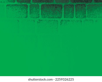 Green vector grunge background of paving slabs covered with snow. UHD 4K wallpaper. For screen, desktop, site design, overlay, stencil, banner, stylization, design and polygraph. Good texture