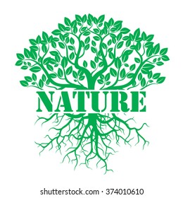 Green Vector Illustration NATURE