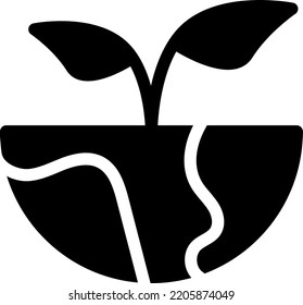 ilustración de vector verde en un fondo transparente. Símbolos de calidad superior. Iconos vectoriales de glifos para diseño de conceptos y gráficos.